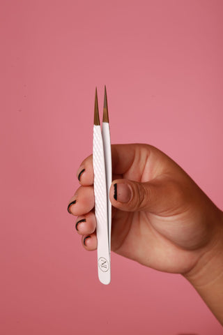 Fibre grip straight isolating tweezer