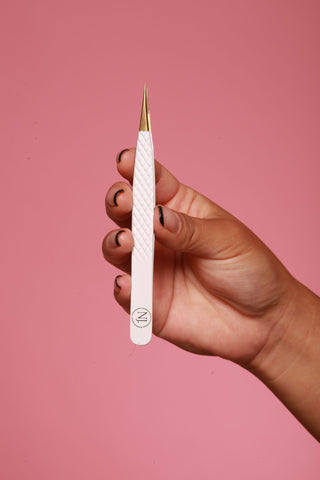 Fibre grip straight isolating tweezer